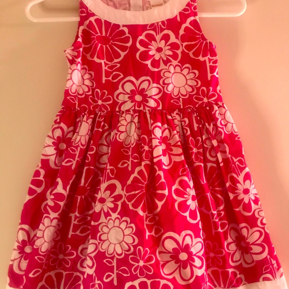 Gymboree, girls 8, floral pink dress
